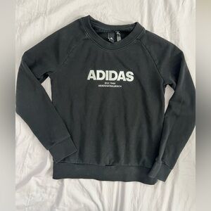 Adidas Black Crewneck Sweatshirt